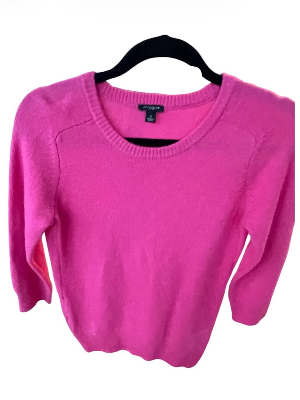 Ann Taylor Hot Pink Crewneck Sweater - Women